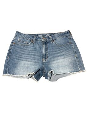 Old Navy High-Rise OG Straight Women’s Jean Shorts - Medium Blue Denim